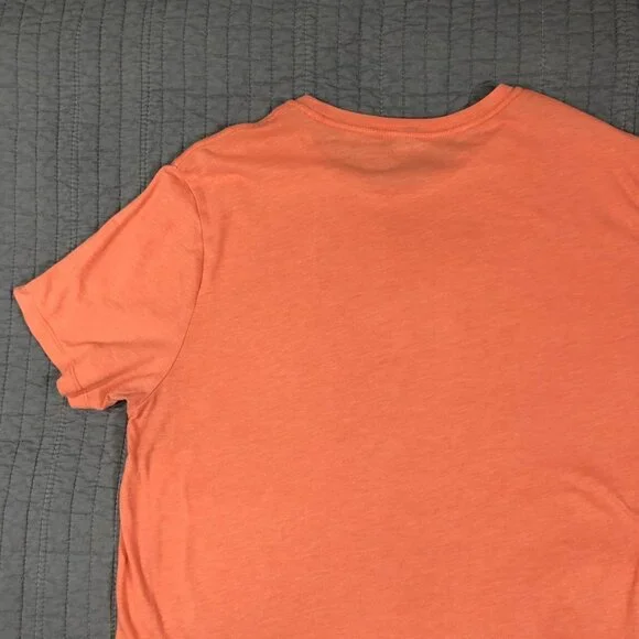 4/$15 Old Navy T Shirt Men Large Tall Coral Soft Washed Tee - Picture 15 of 16